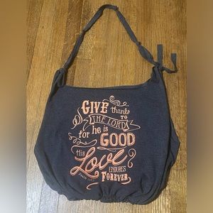 Give thanks to the Lord T-shirt tote bag